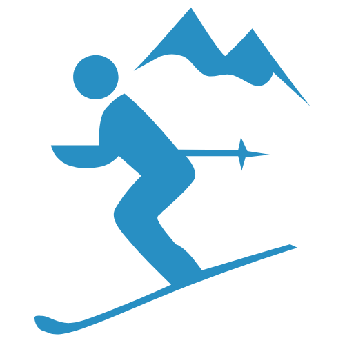 Logo skieur